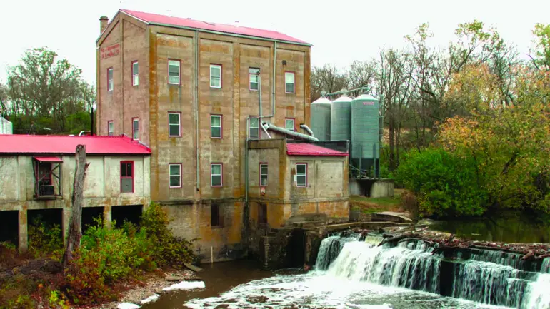 Weisenberger Mill has been in operation on the banks of the South Elkhorn Creek near Midway since 1865. The mill is an example of the many businesses found throughout Central Kentucky since days of the commonwealth’s settlement. University of Kentucky photo from press release.
