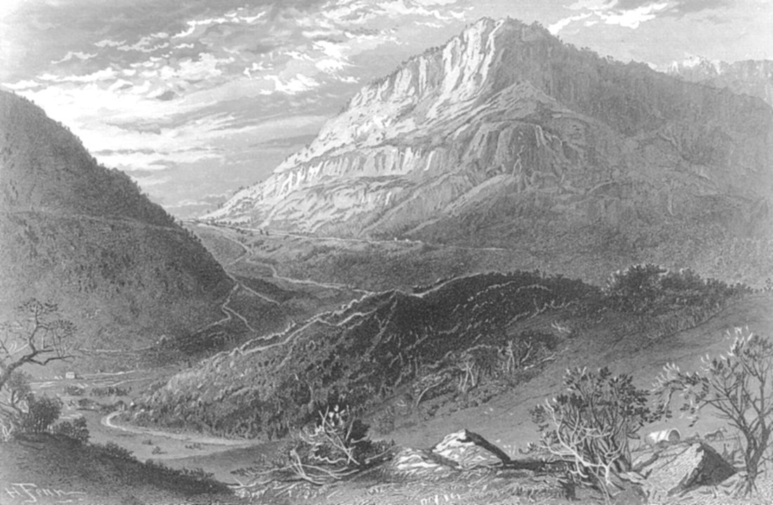 Library of Congress
	Cumberland Gap, a steel engraving by Samuel Valentine Hunt after a painting by Harry Fenn, c1872. 