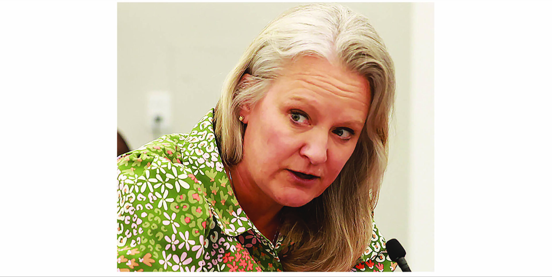 State Rep. Erika Hancock, D-Frankfort, talks to colleagues at an April committee hearing during the 2026 Kentucky legislative session. Photo: Legislative Research Commission