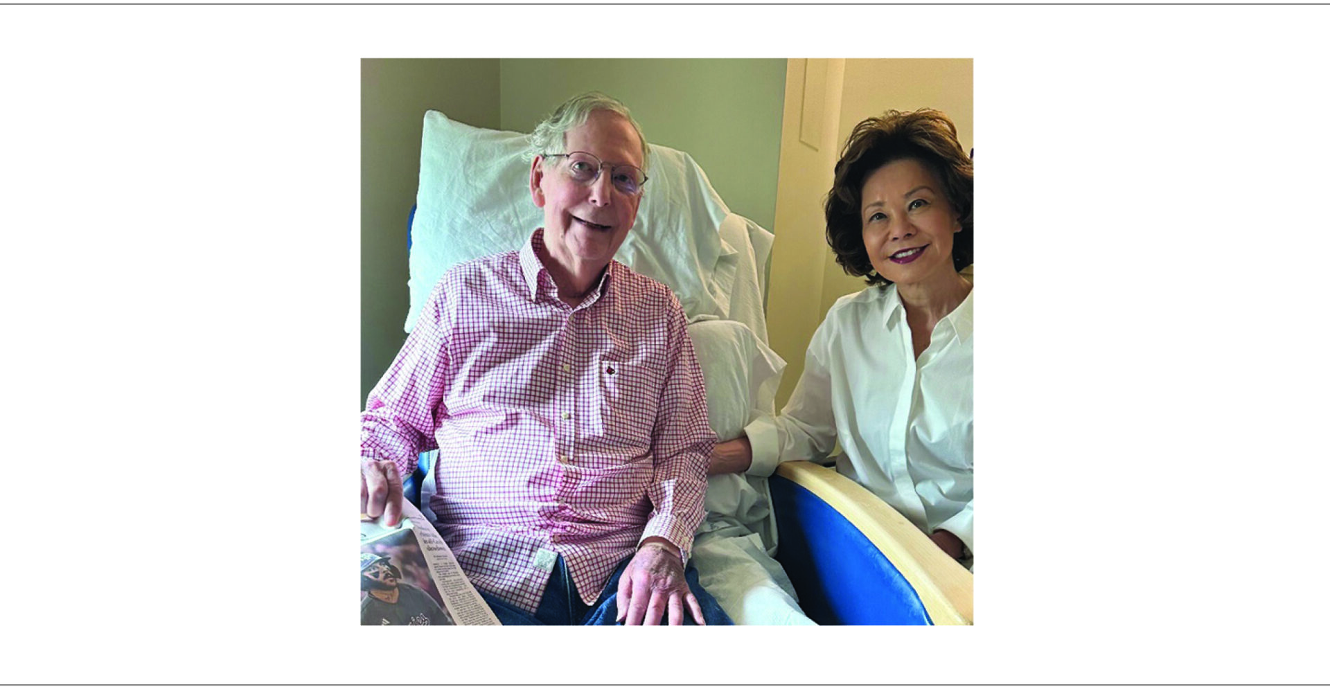 U.S. Sen. Mitch McConnell and his wife, Elaine Chao. Photo submitted.